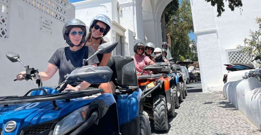 Santorini: ATV-Quad Experience - Megalochori’s windmills and vineyards: the calm center of the island