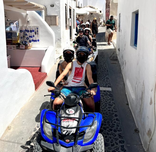 Santorini: ATV-Quad Experience - Photos, dust, and why your guide matters (Alex, George, and Demetrius)
