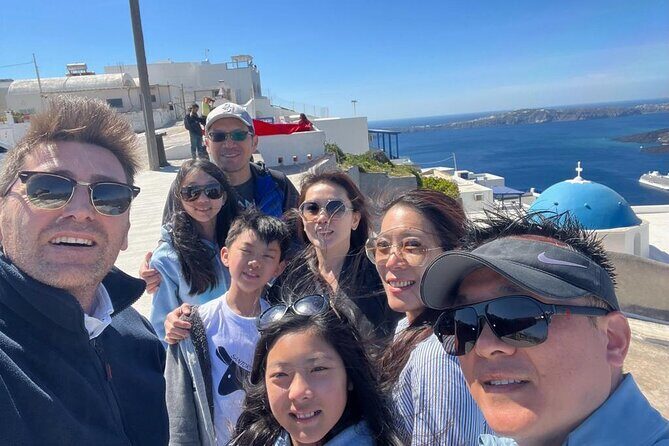 Santorini Blue Domes Private Tour - Stop 1: Imerovigli and the caldera-command vantage