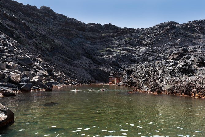 Santorini Caldera Cruise Tour (Volcano, Hot Springs, Thirassia) - Palea Kameni hot springs swim: how it works and what warm really means