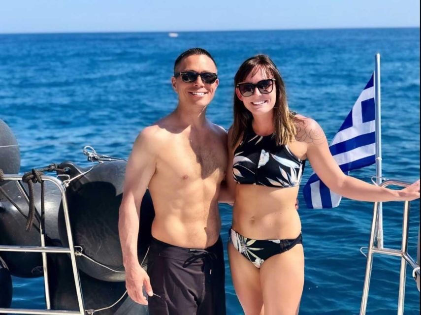 Santorini: Caldera Cruise with Greek Meal and Transfer - Red Beach, White Beach, and the Fun Geometry of Santorini’s Coasts