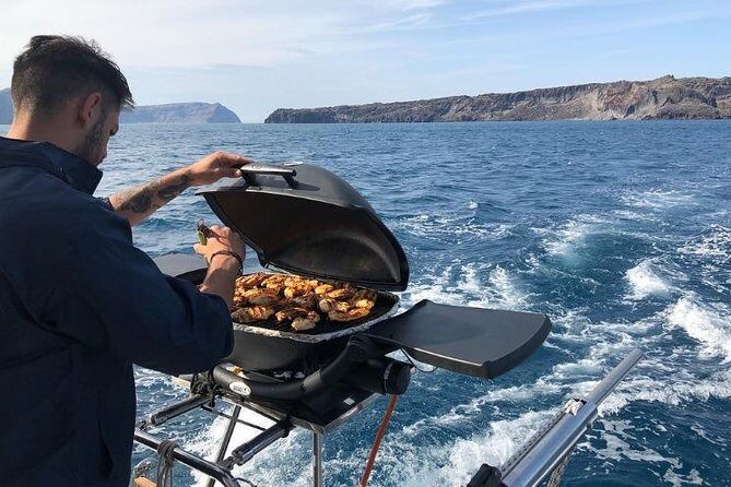 Santorini Caldera Panorama Winter Cruise All Inclusive - Boat comfort, drinks, and the small-group advantage