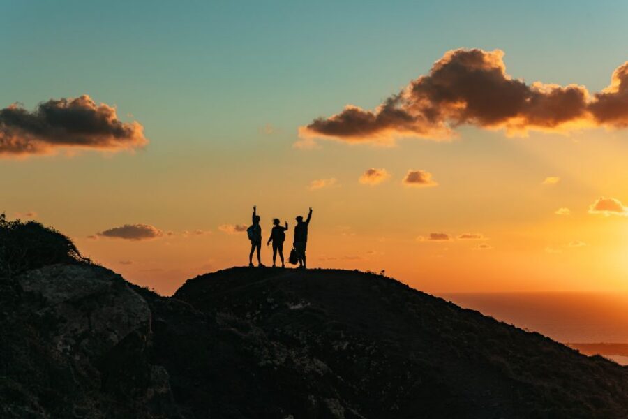 Santorini: Caldera Trail Guided Hike and Sunset Viewing - The caldera rim and Skaros Rock: where the views feel endless