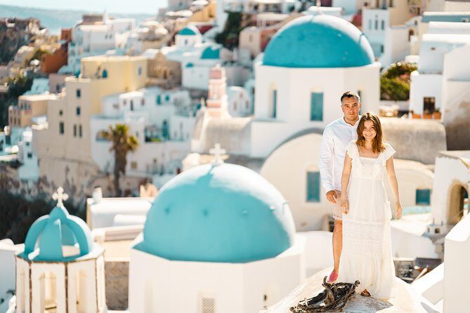 Santorini car tour with a local - Oia on foot: shopping streets, architecture, and easy wandering
