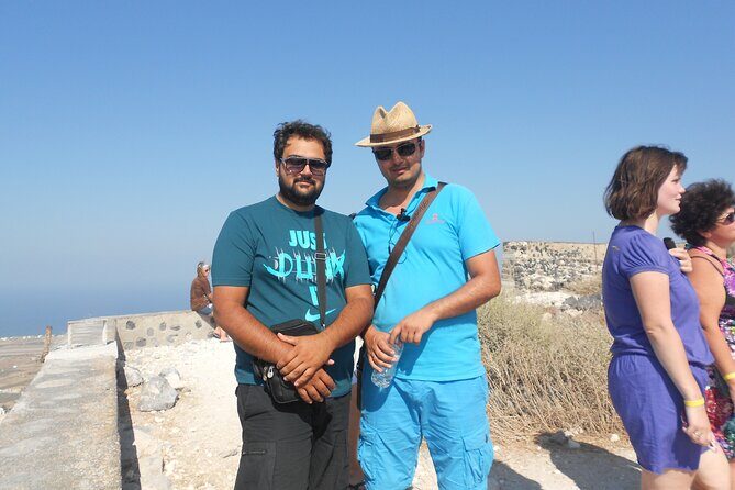 Santorini car tour with a local - Profitis Ilias Monastery: short stop, big panorama payoff