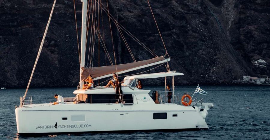 Santorini: Catamaran Caldera Cruise with Meal and Drinks - Snorkeling and Hot Springs: What the Water Stops Feel Like