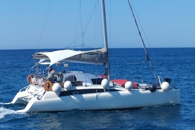 Santorini Catamaran Cruise – 5-Hour Private Sailing Experience - Nea Kameni Hot Springs (1 Hour): Swim, Eat, and Get That Reset Feeling