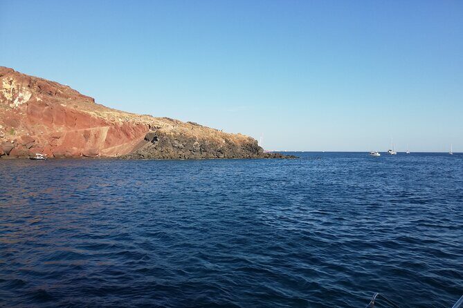 Santorini Catamaran Cruise with Fresh Meal and Open Bar - Pickup and the “easy button” feel of this half-day