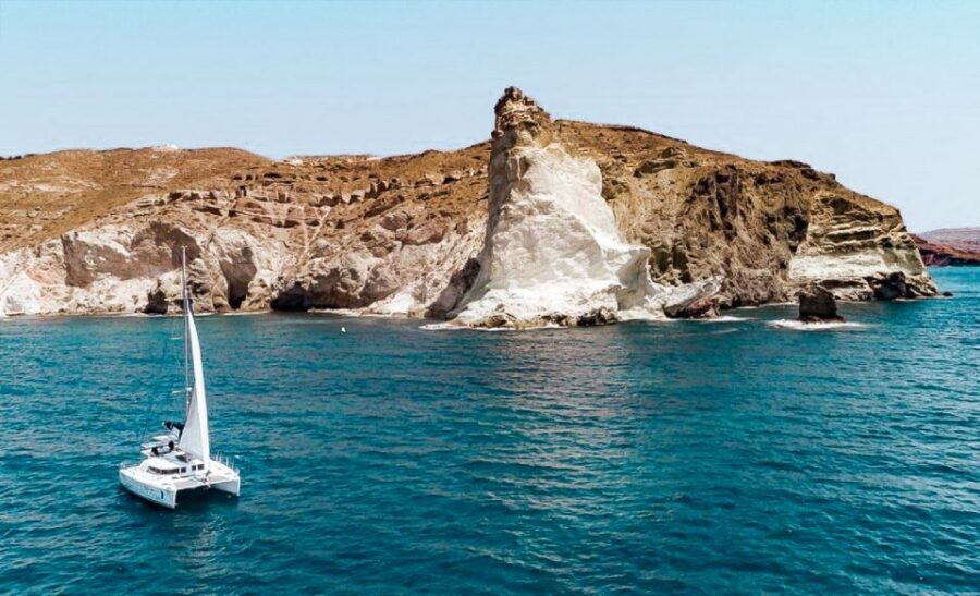 Santorini: Day Cruise with Meal & Open Bar - Lunch, Wine, and Dessert on the Water: Why This Is Good Value