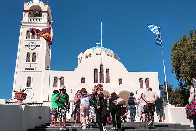 Santorini Day Tour with Sunset in Oia - Pyrgos and Profitis Ilias: quick altitude for big views