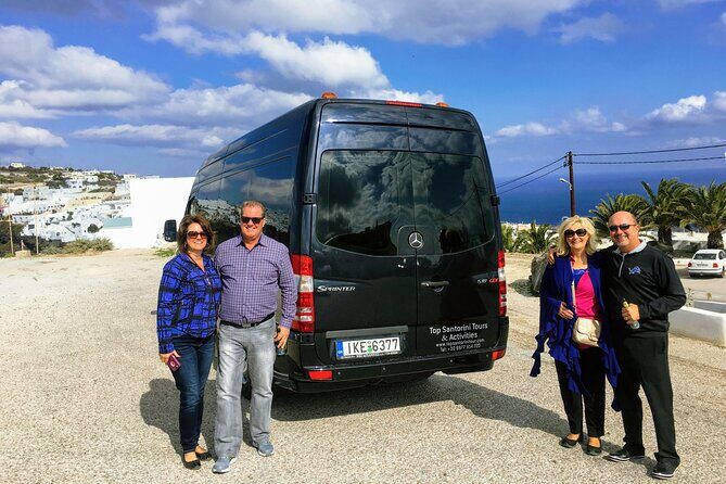 Santorini Departure Transfers & Travel Services - The Ride: Air-Conditioned Comfort With WiFi and Water