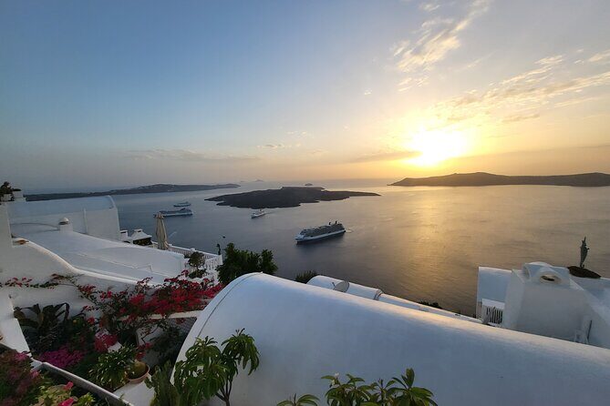 Santorini, Designed By You: Your Private Island Masterpiece. - Megalochori’s quiet alleys and the Akrotiri lighthouse cliff edge
