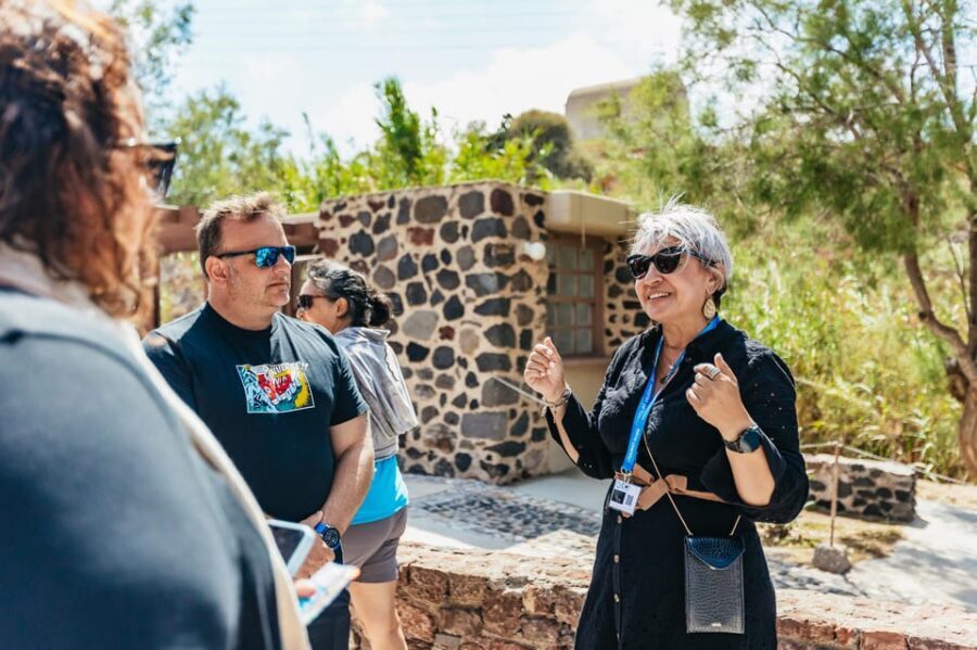 Santorini: Experience Akrotiri with a Licensed Tour Guide - Meeting at Akrotiri’s entrance: the advantage of starting with a pro