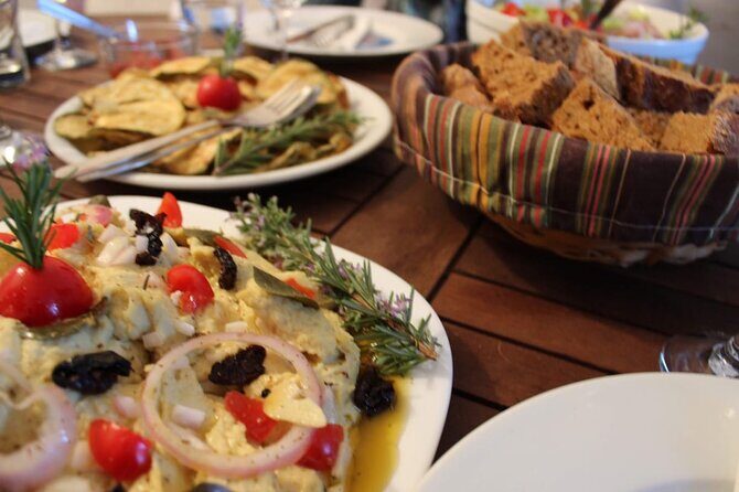 Santorini Family Farm Food & Wine Tour with Cooking Class - The Cave Farm Cooking Class: Hands-On, Garden-First
