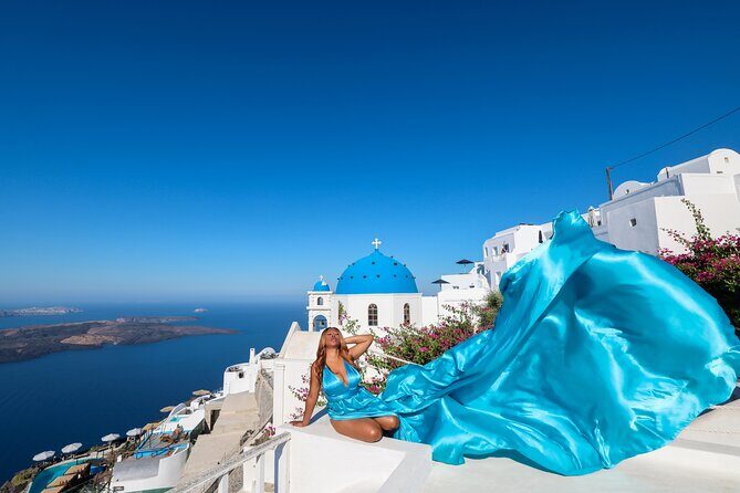 Santorini Flying Dress Photography - Key things I’d center in your planning