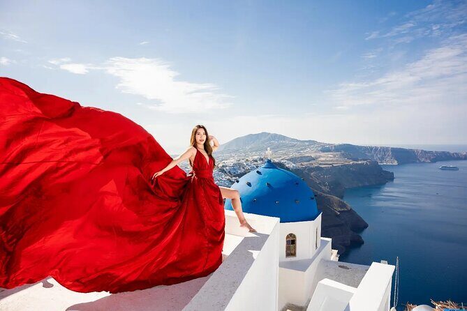 Santorini: Flying Dress Photoshoot - Key things I noticed about the experience