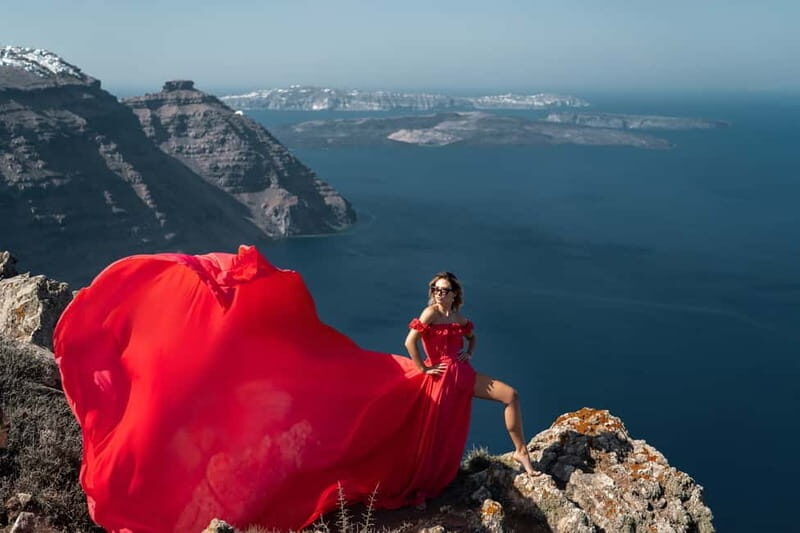 Santorini: Flying Dress Photoshoot - Practical Tips to Make Your Flying Dress Photos Look Great