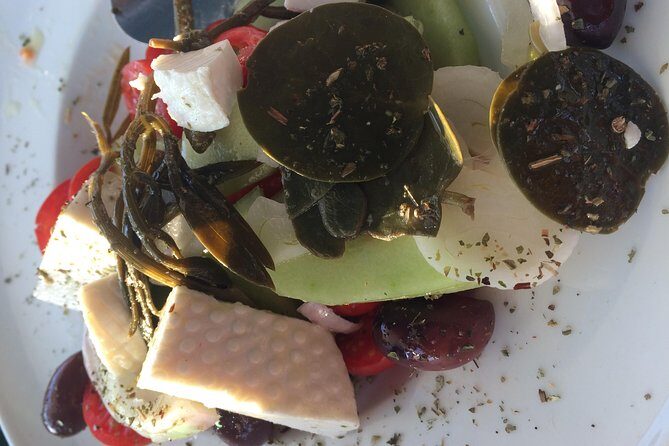 Santorini Food Tour: Fira Half-Day Small-Group Tour with Tastings - Walking the caldera edge to Fira: pies, beer, and real sea air