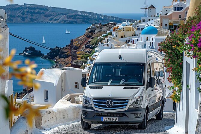 Santorini: Full Island Tour & Sunset with Local Guide & Pick-up - Stop 5: Oia time—explore first, then settle for sunset
