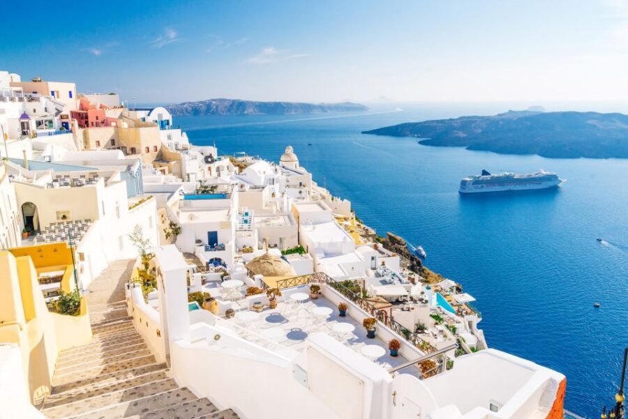 Santorini: Guided Island Day Trip with Beach Visit - Pyrgos: the inland Santorini stop most people remember