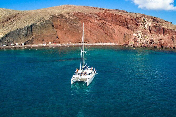 Santorini Half Day Catamaran Private Cruise incl. Meal, Drinks & Free Transport - Getting to Vlychada on your timetable (and why it matters)