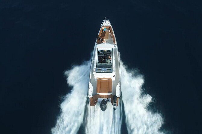 Santorini Half Day MotorCruiser Private Cruise incl. Meal,Drinks &Free Transport - Vlyhada Beach and the Two Chimneys You’ll Notice