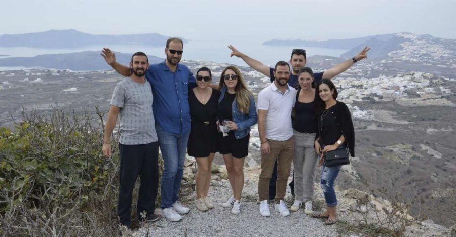 Santorini: Half-Day Sightseeing Tour with Hotel Pickup - Megalochori: The Greek Coffee Stop That Breaks Up the Cliffs