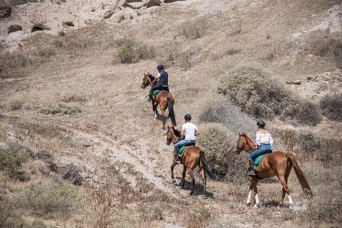 Santorini Horse Riding to Black Sandy Beach - What to bring and how to prepare for black-sand riding