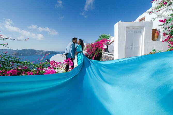 Santorini L.P. Photography Session - The flying-dress look: Getting movement without looking awkward