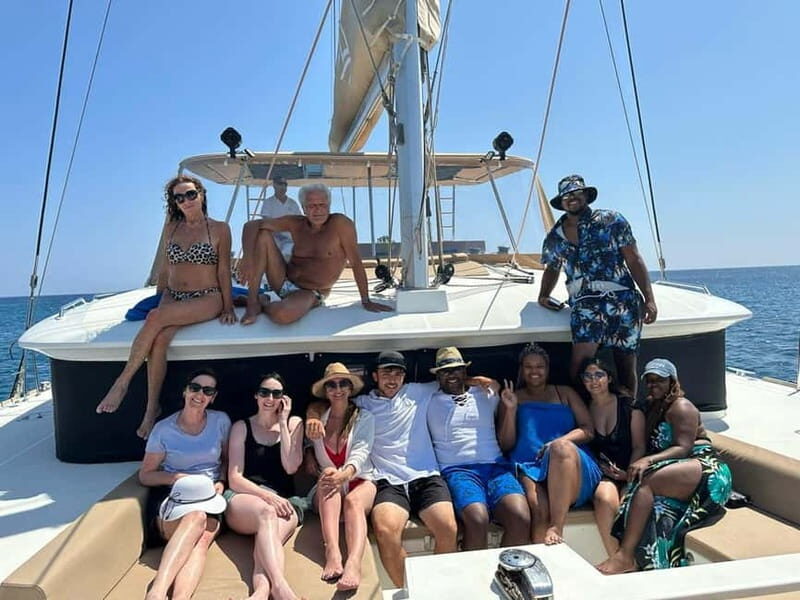 Santorini: Luxury Catamaran Cruise with Lunch, BBQ & Drinks - Thirasia Island: BBQ, Drinks, and Another Chance to Swim
