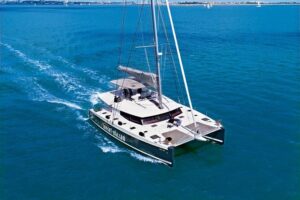 Santorini Luxury Catamaran Day Cruise with BBQ,drinks,transfer - Volcano views from the water: the part you’ll remember in photos