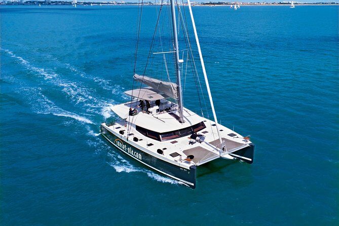 Santorini Luxury Catamaran Day Cruise with BBQ,drinks,transfer - Volcano views from the water: the part you’ll remember in photos