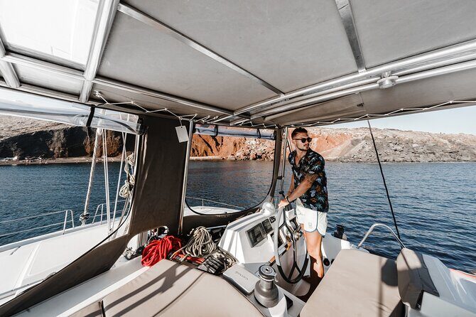 Santorini Luxury Catamaran Private Cruise - Dinner, drinks, and why the onboard pace matters