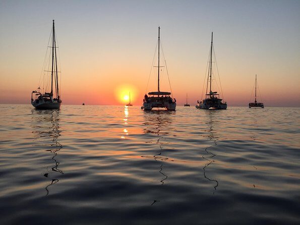 Santorini Luxury Catamaran Sunset Cruise with BBQ, Drink and Transfer - Transfers: pickup makes it easier, but stay flexible