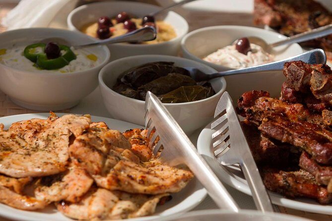 Santorini Luxury Sailing Catamaran Cruise with BBQ, Drinks and Transfer - Food, drinks, and onboard comfort that make it feel like a treat