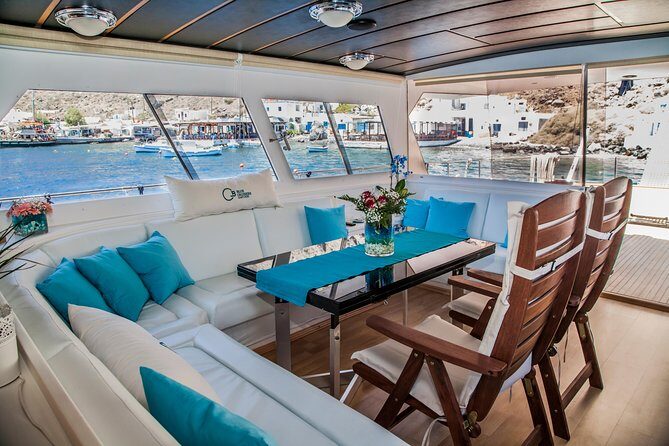 Santorini: Motor Yacht Private Cruise with 5-Course Meal - Price and value: what $1,840 buys you (and when it’s worth it)