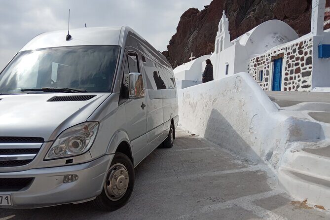 Santorini Must-See Highlights: Private Shore Tour - Three Bells of Fira: Firostefani’s panoramic payoff in 15 minutes