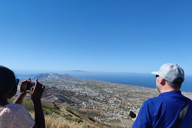 Santorini Must-See Highlights: Private Shore Tour - Perissa black sand: an easy break for lunch or a swim