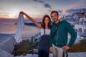 Santorini: Night Hike, Wine Tasting, and Greek Dinner - From hotel pickup to meeting at Fira: timing that makes the views work