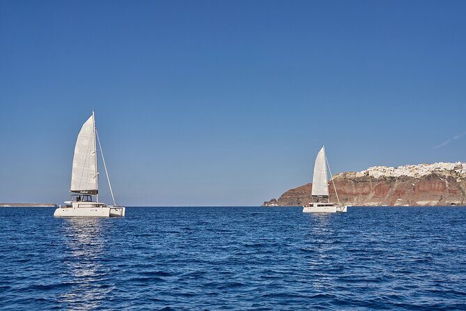 Santorini Oia: Caldera Luxury Day Cruise with BBQ & Drinks - Nea Kameni: swimming, snorkeling, and a lunch break that doesn’t feel rushed
