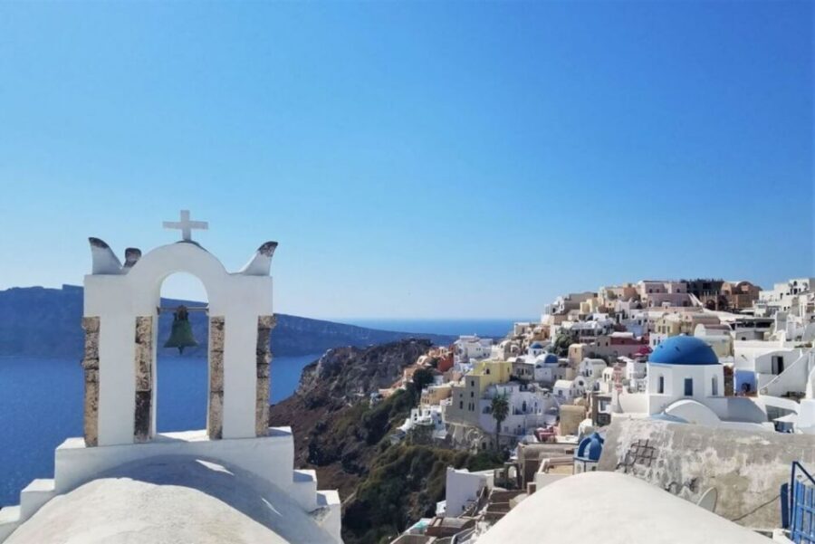 Santorini: Oia & Three Bells 4-hour Private Custom Tour - Megalochori: a calm Santorini break in the island’s center