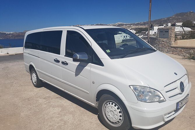 Santorini one way transfer from/to the Airport or Port - Price and Value: What $28.94 Buys You on Santorini