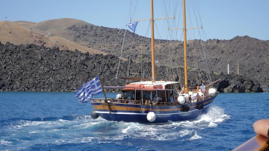 Santorini Port: 3 Hour Cruise to Volcano and Hot Springs - On-Board Comfort: Wooden Boat Feel, Audio Help, and Photo Timing