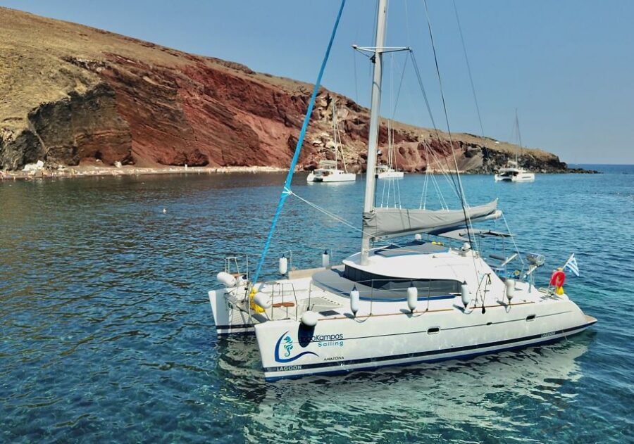Santorini: Private All-In Catamaran Cruise, with Food|Drinks - Your Captain and Crew: The Private Part Isn’t Just Marketing