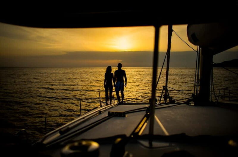 Santorini: Private Catamaran Cruise with BBQ Meal and Drinks - The boat setup: what makes five hours feel effortless