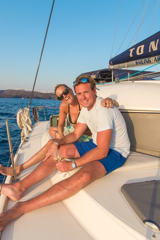 Santorini: Private Catamaran Cruise with Food & Drinks - Key Points Before You Sail
