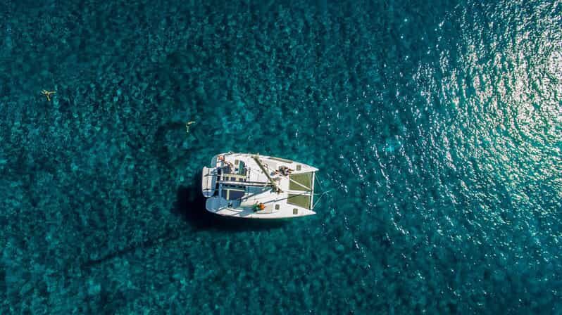 Santorini: Private Catamaran Cruise with Food & Drinks - Getting on Board: Thera Pickup and the Vlychada Marina Start