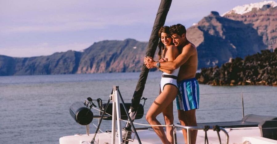 Santorini: Private Catamaran Tour with BBQ Meal and Drinks - Key takeaways before you sail