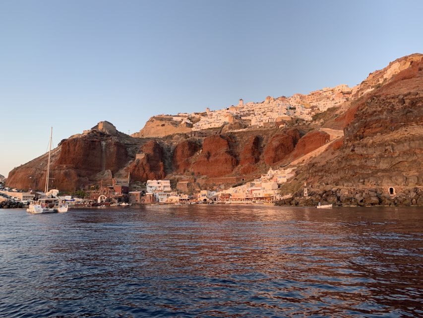 Santorini Private Cruise boat fishing tour - BBQ, Snorkeling - Price and value: $1,001 for up to 2 people