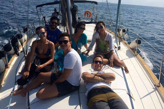 Santorini Private Daytime Sailing Cruise with Meal, Drinks &Transfer included - The Crocodile of Thirasia, Aspronisi, and the Return to Vlychada